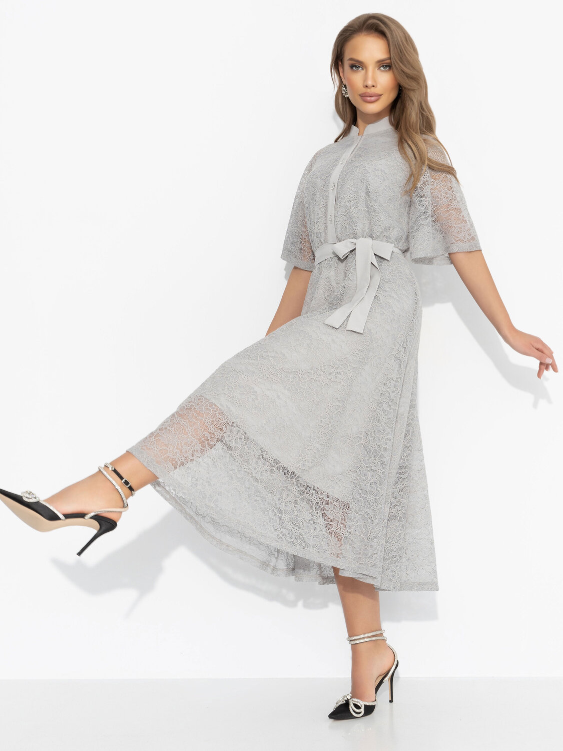 CHARUTTI Платье 573708 12391 Серый