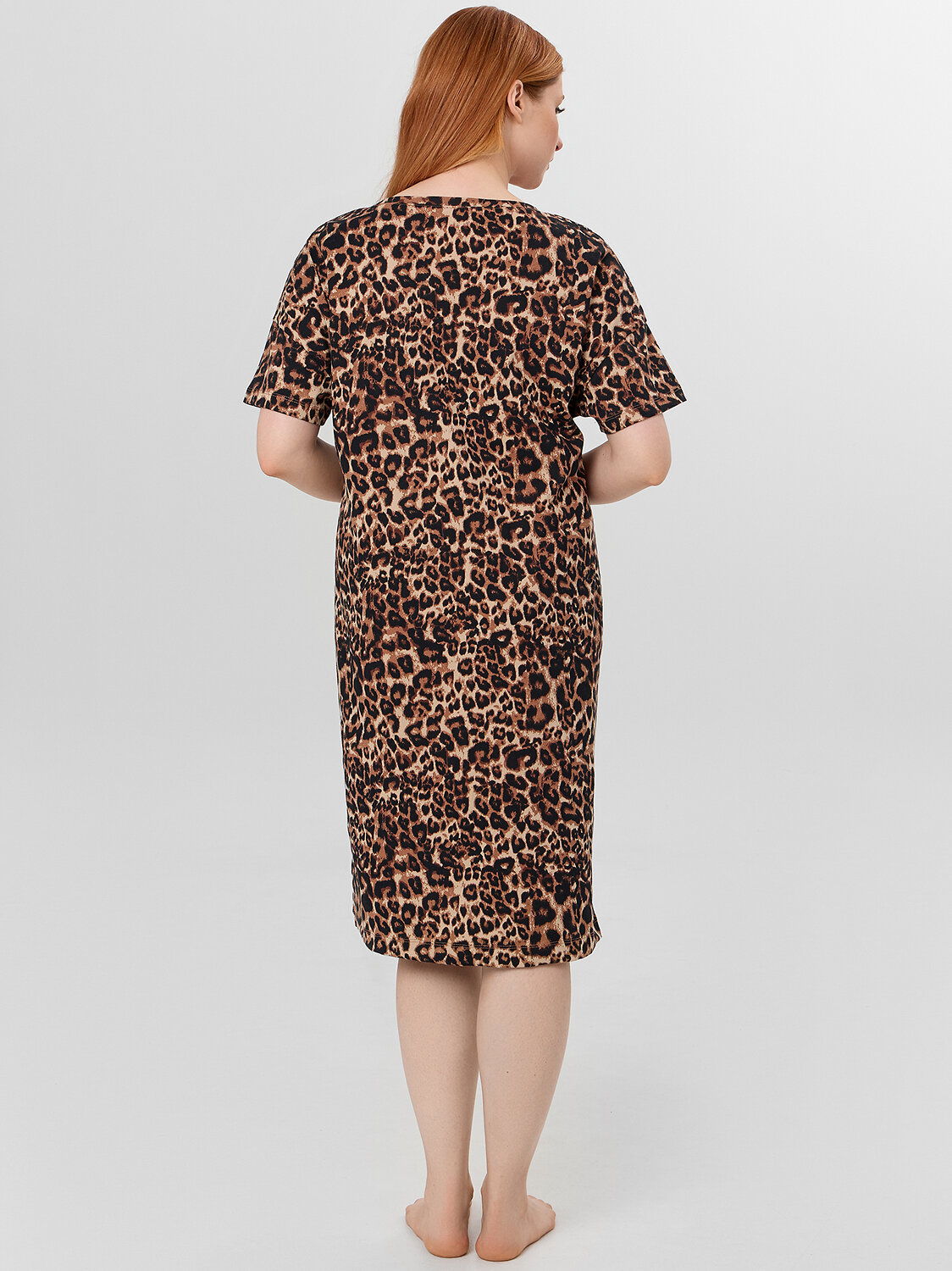 MARK FORMELLE Сорочка 573713 572310 леопард на песочном