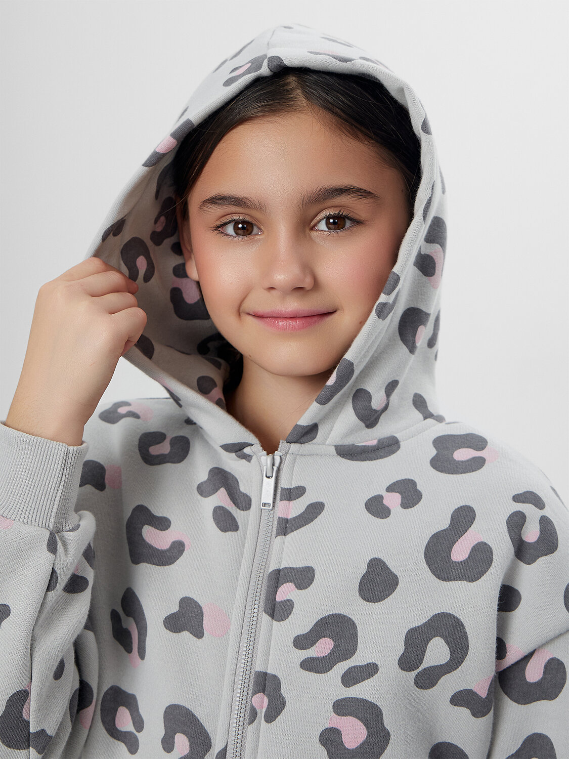 MARK FORMELLE Толстовка 573724 167737/1 леопард на св.сером