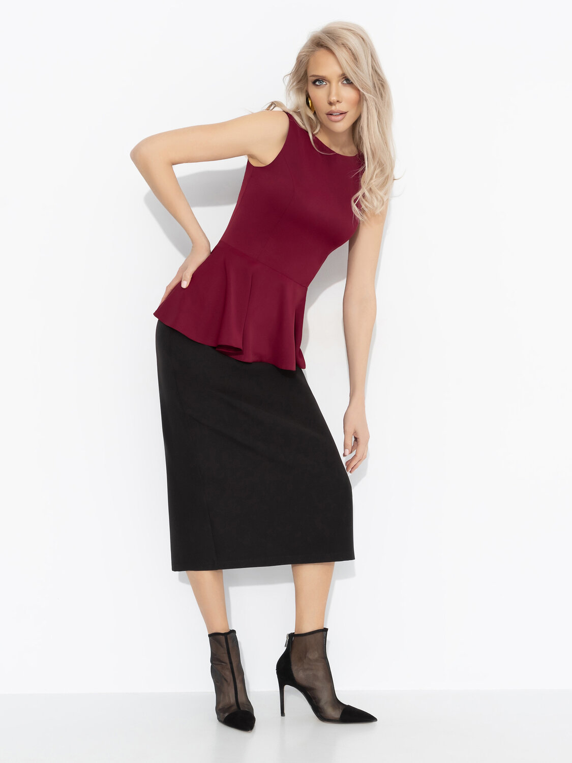 CHARUTTI Блуза 573725 12439 Бордовый