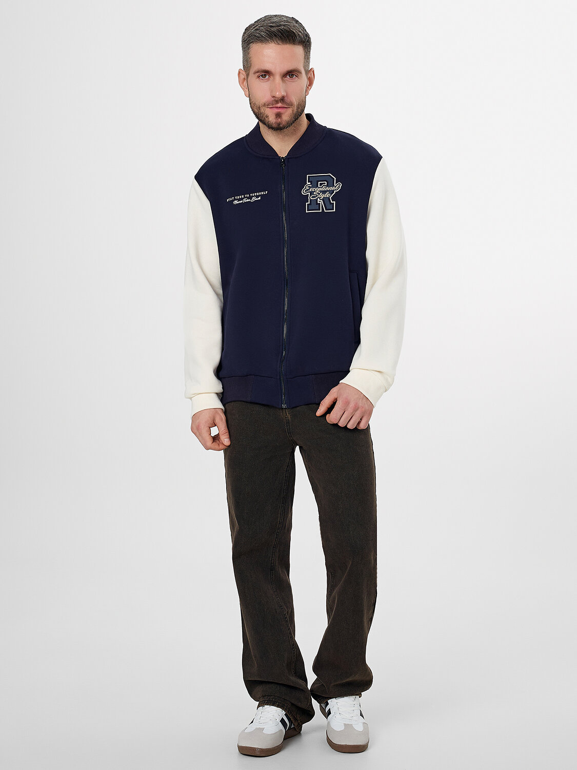 MARK FORMELLE Толстовка 573777 121187/1 т. синий +печать