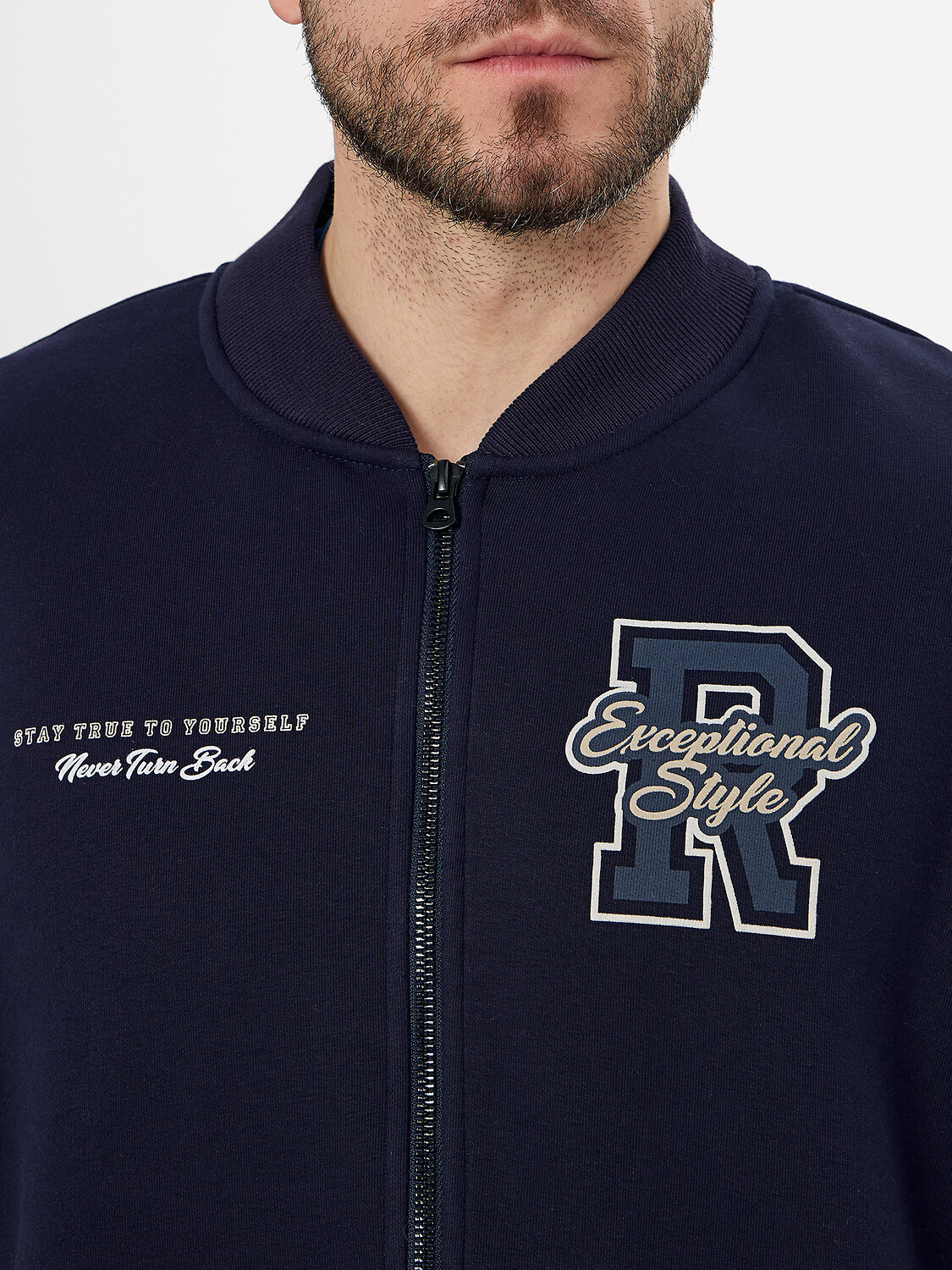 MARK FORMELLE Толстовка 573777 121187/1 т. синий +печать