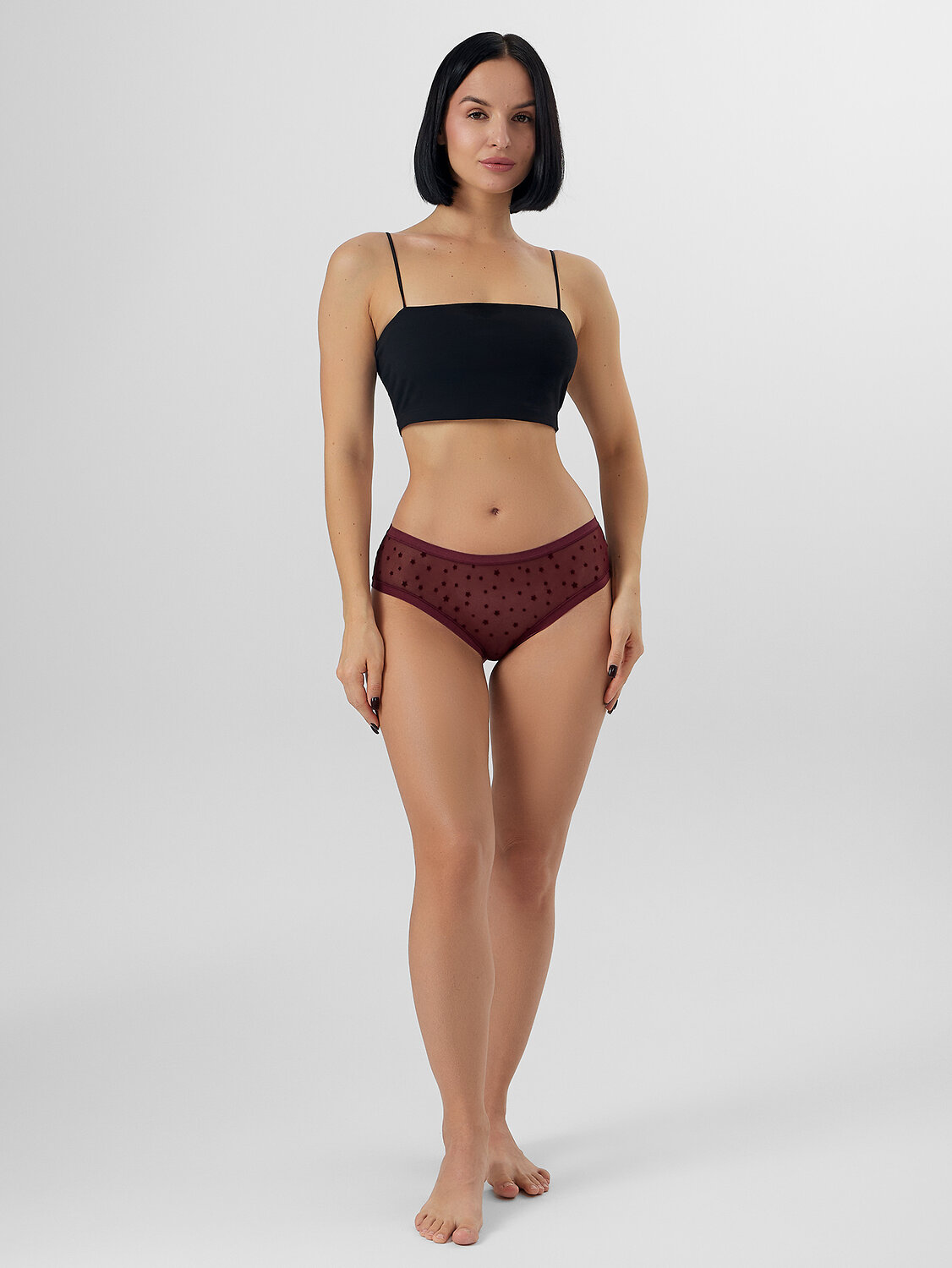 MARK FORMELLE Трусы 573807 412690 звезды на бордовом