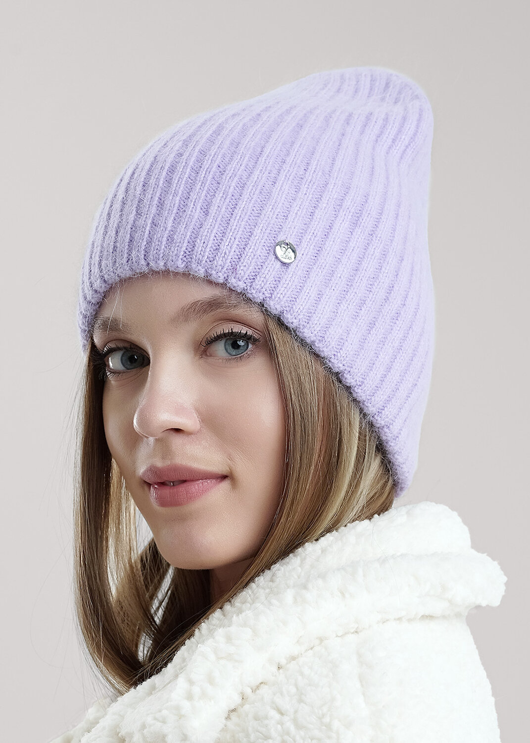 CLEVER Шапка 573833 454558фэш св.сиреневый