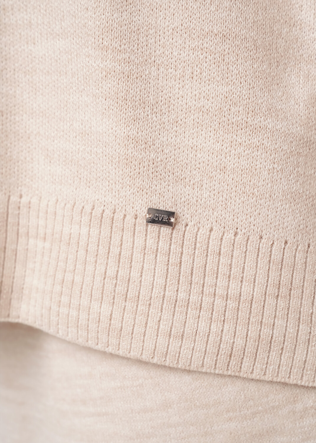 CLEVER Джемпер 573844 154598/192ак меланж бежевый