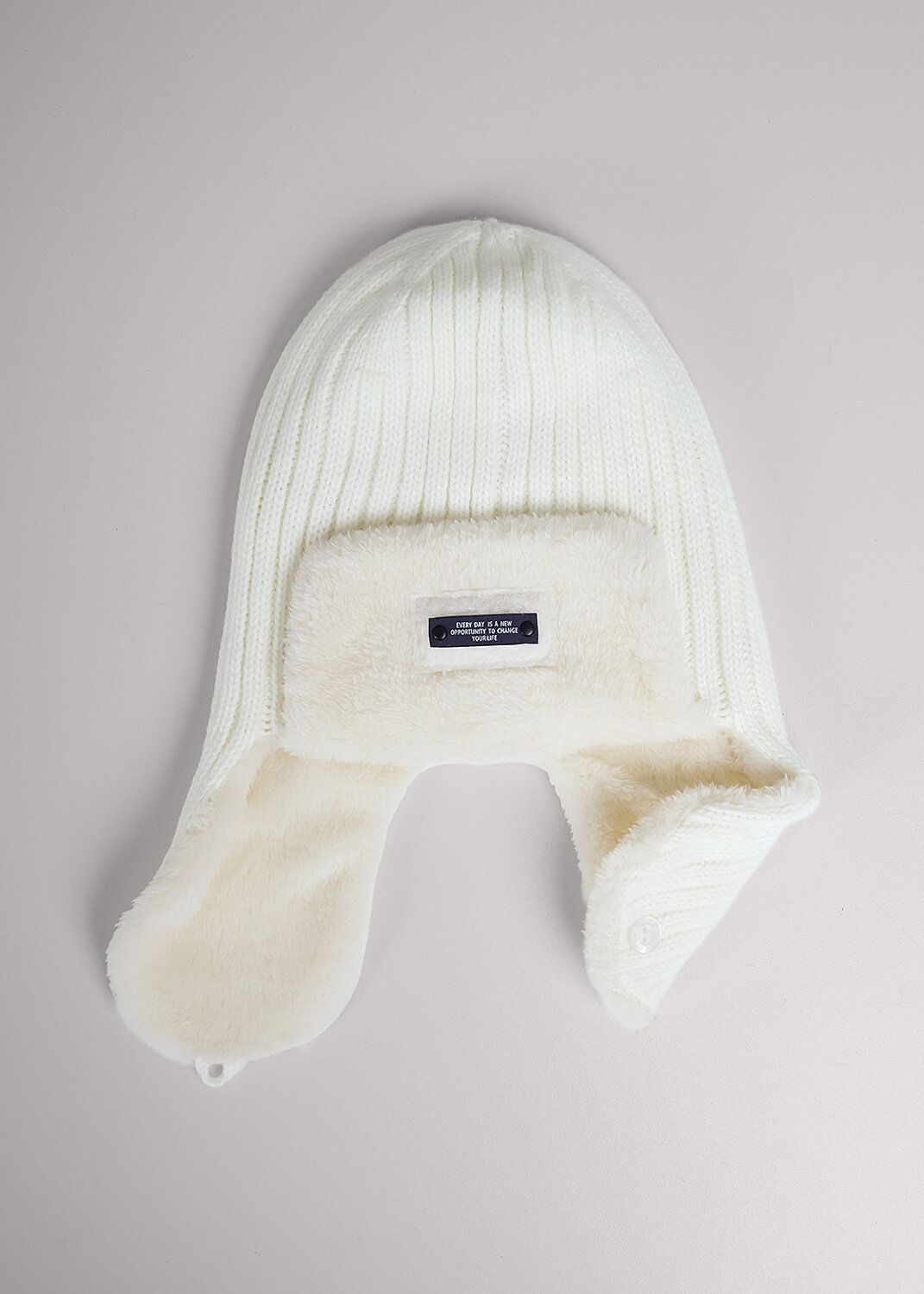 CLEVER Шапка 573852 454520ап мех молочный