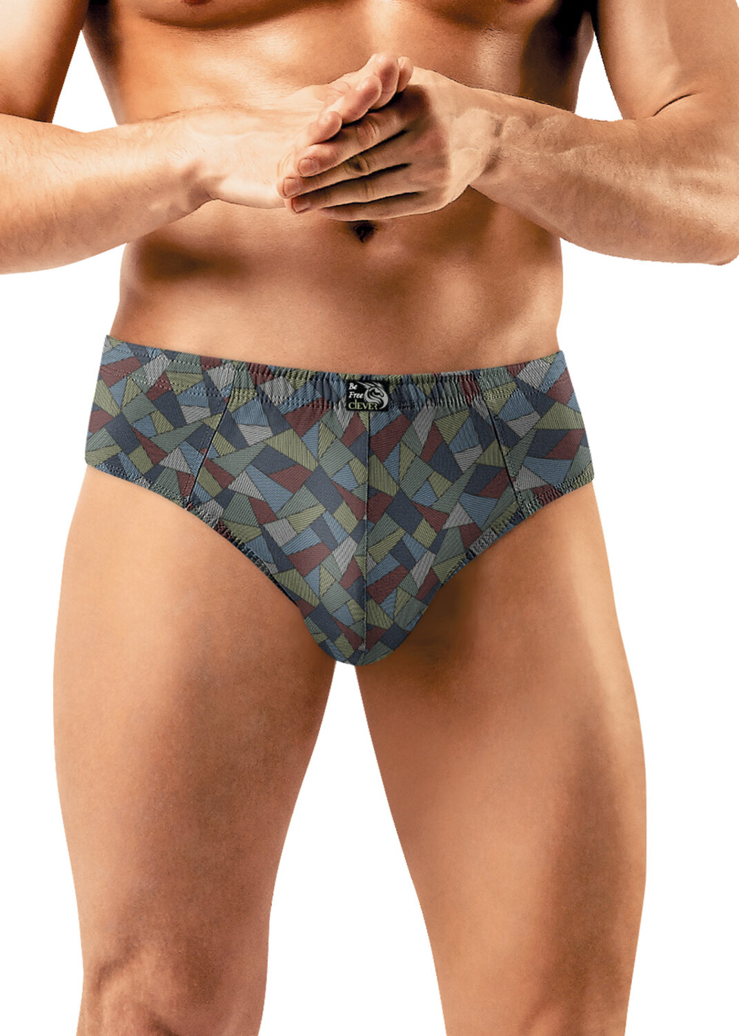 CLEVER Трусы 573870 MC452111 чёрный/бордовый