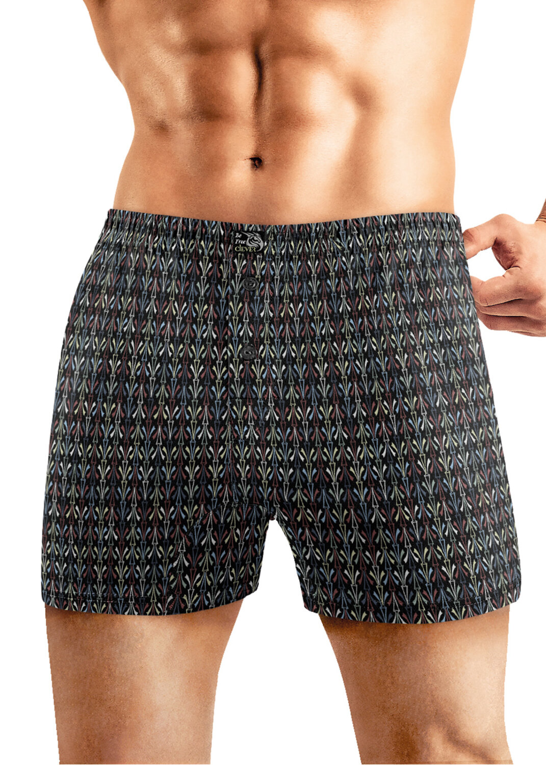 CLEVER Трусы 573874 MBX452141 чёрный/т.синий