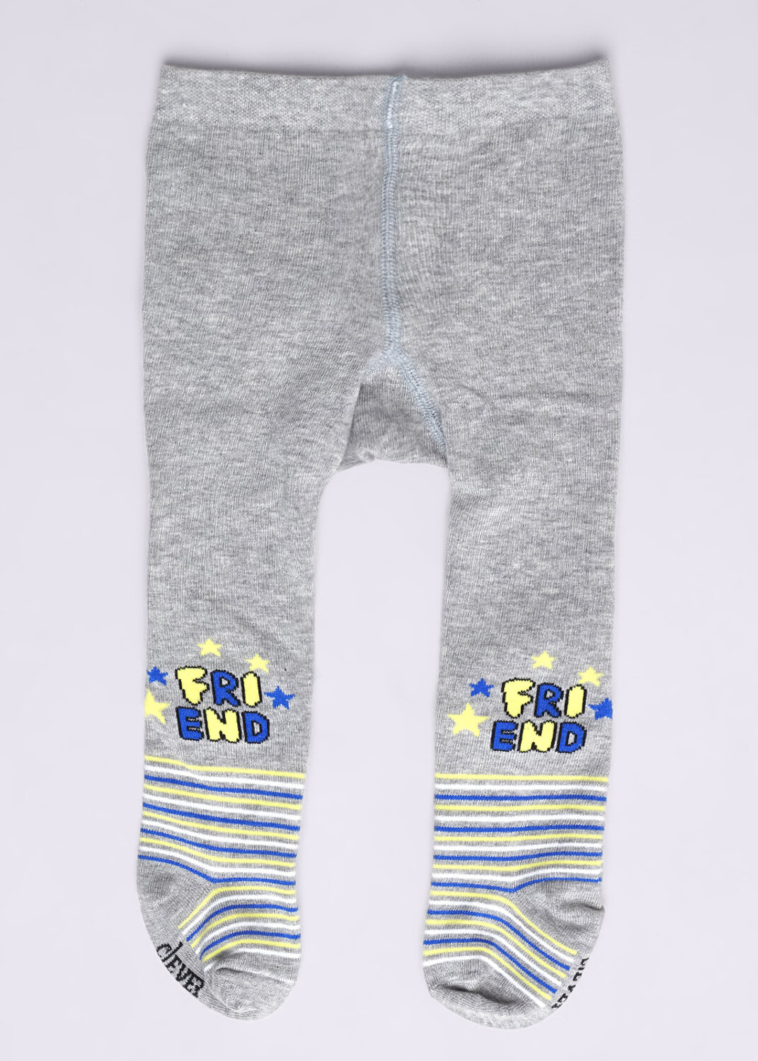 CLEVER Колготки 573892 КД193 68-86 меланж серый