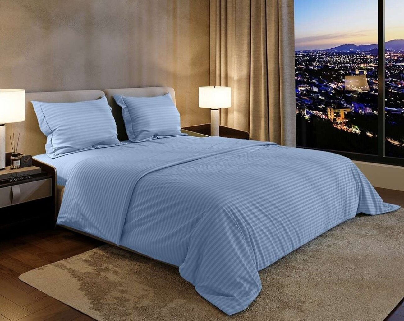 Текс-плюс КПБ Общий 573908 НФ-00226869 Голубая лаванда