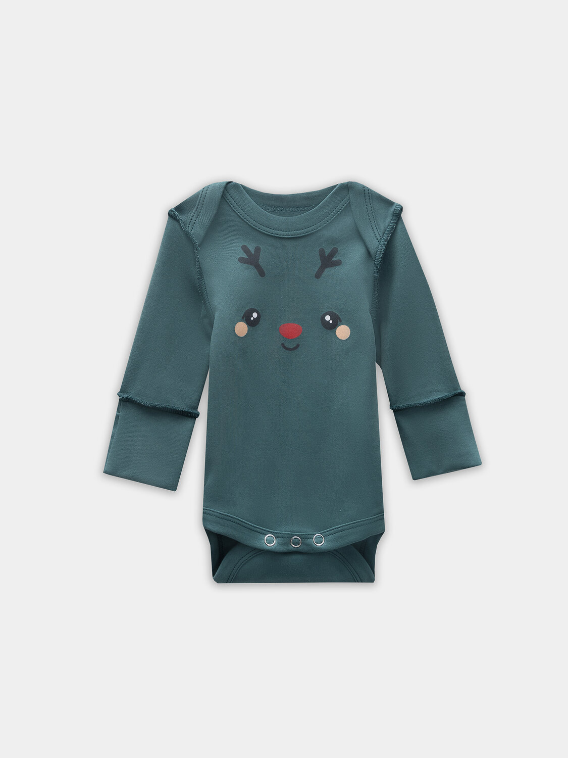 MARK FORMELLE Боди детское 573917 13016-1-2 огненный красный +изумруд +печать