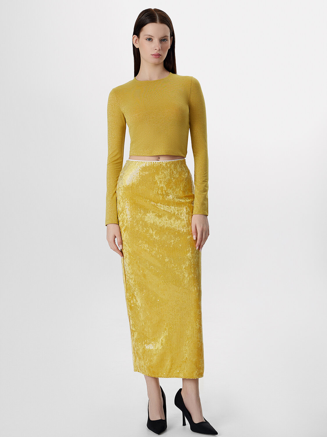 MARK FORMELLE Джемпер 573927 122901 сотерн с люрексом золото