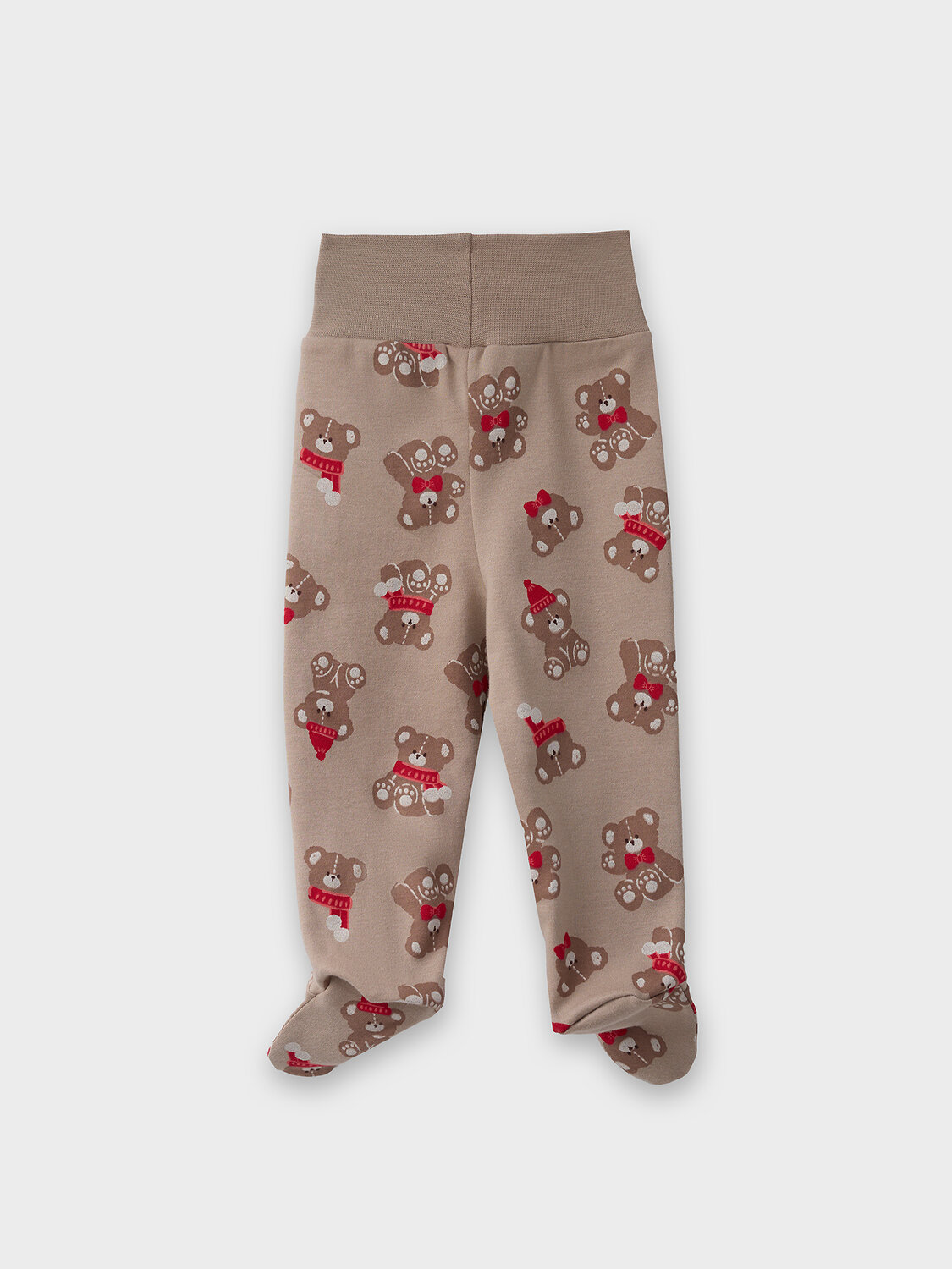 MARK FORMELLE Ползунки 573940 85117-3 сливочное масло +НГ мишутки на бежевом +изумруд