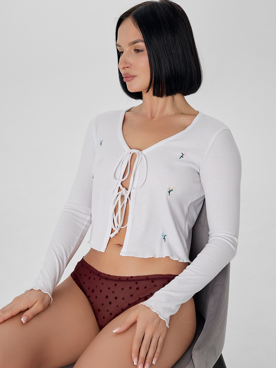 MARK FORMELLE Трусы 573950 412479 звезды на бордовом