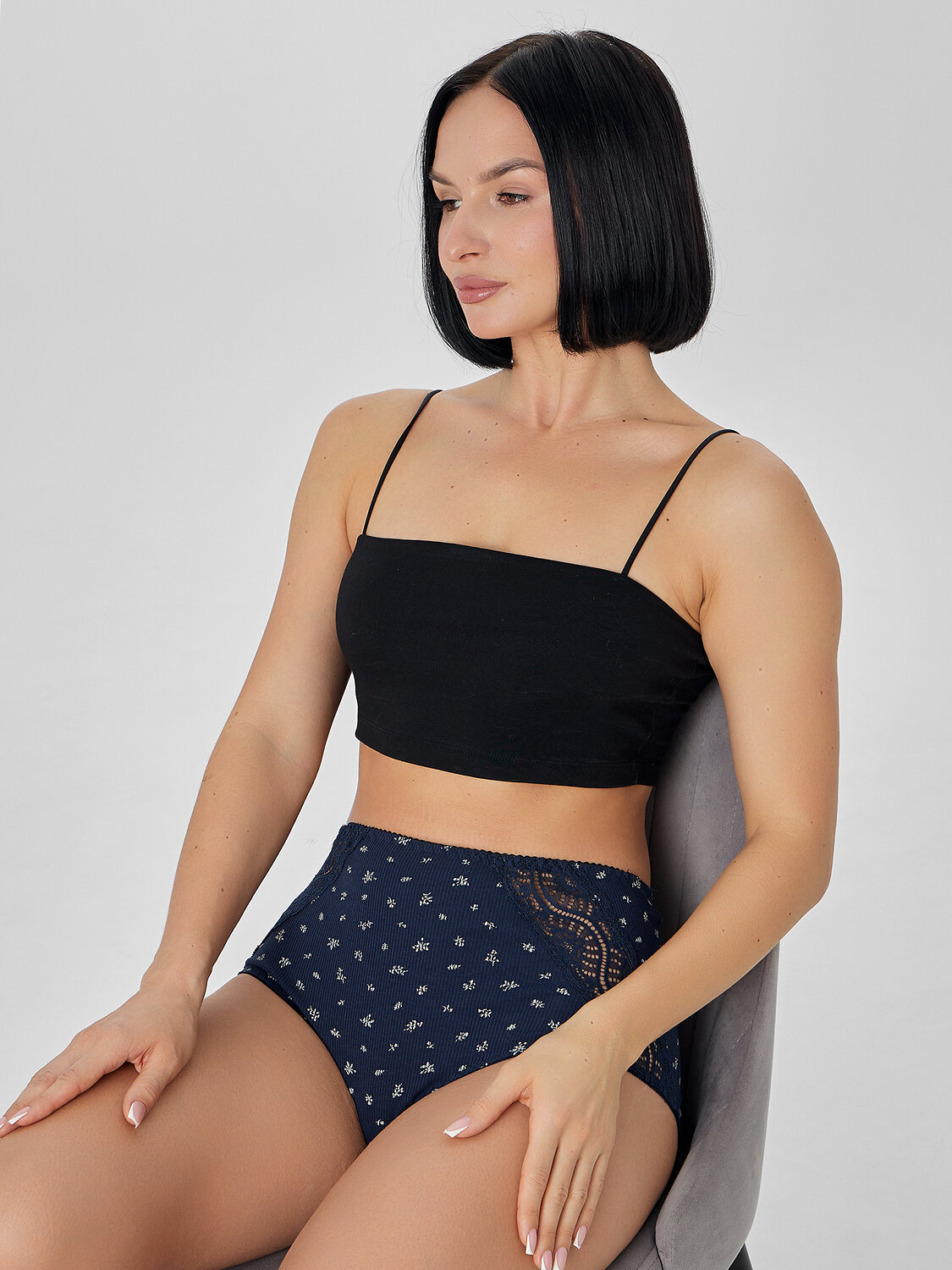 MARK FORMELLE Трусы 573989 412554 цветочки на синем