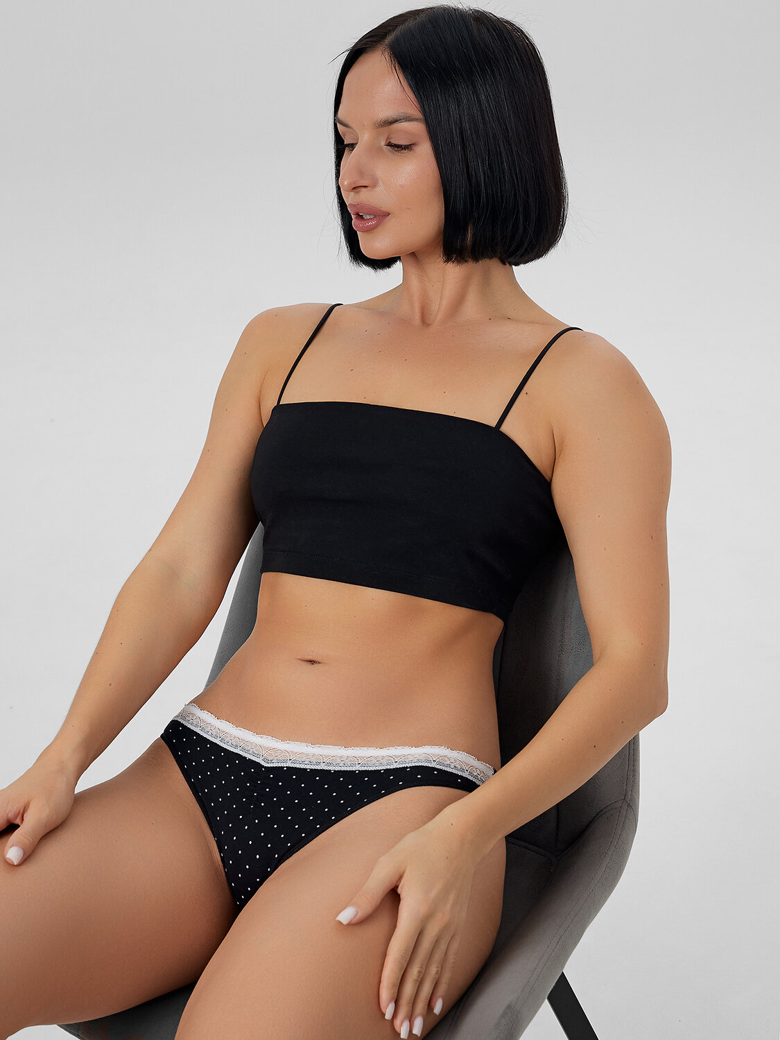 MARK FORMELLE Трусы 573999 412344 горошек на черном