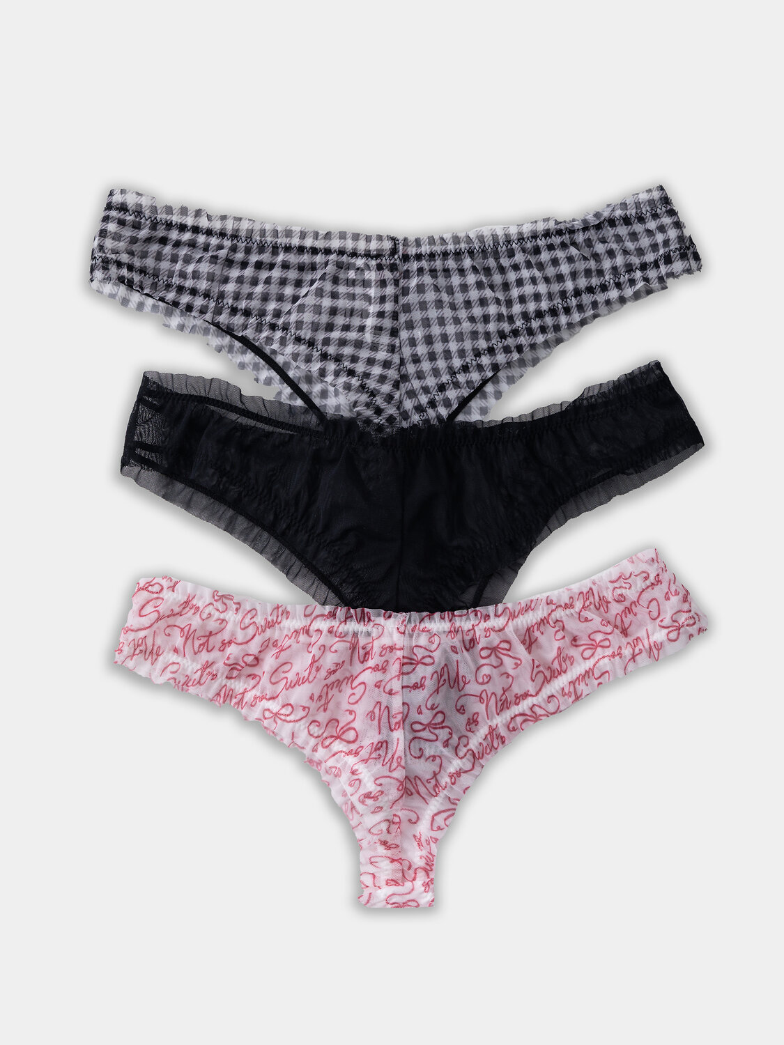 MARK FORMELLE Трусы 574027 412479-3 клетка виши черно -белая