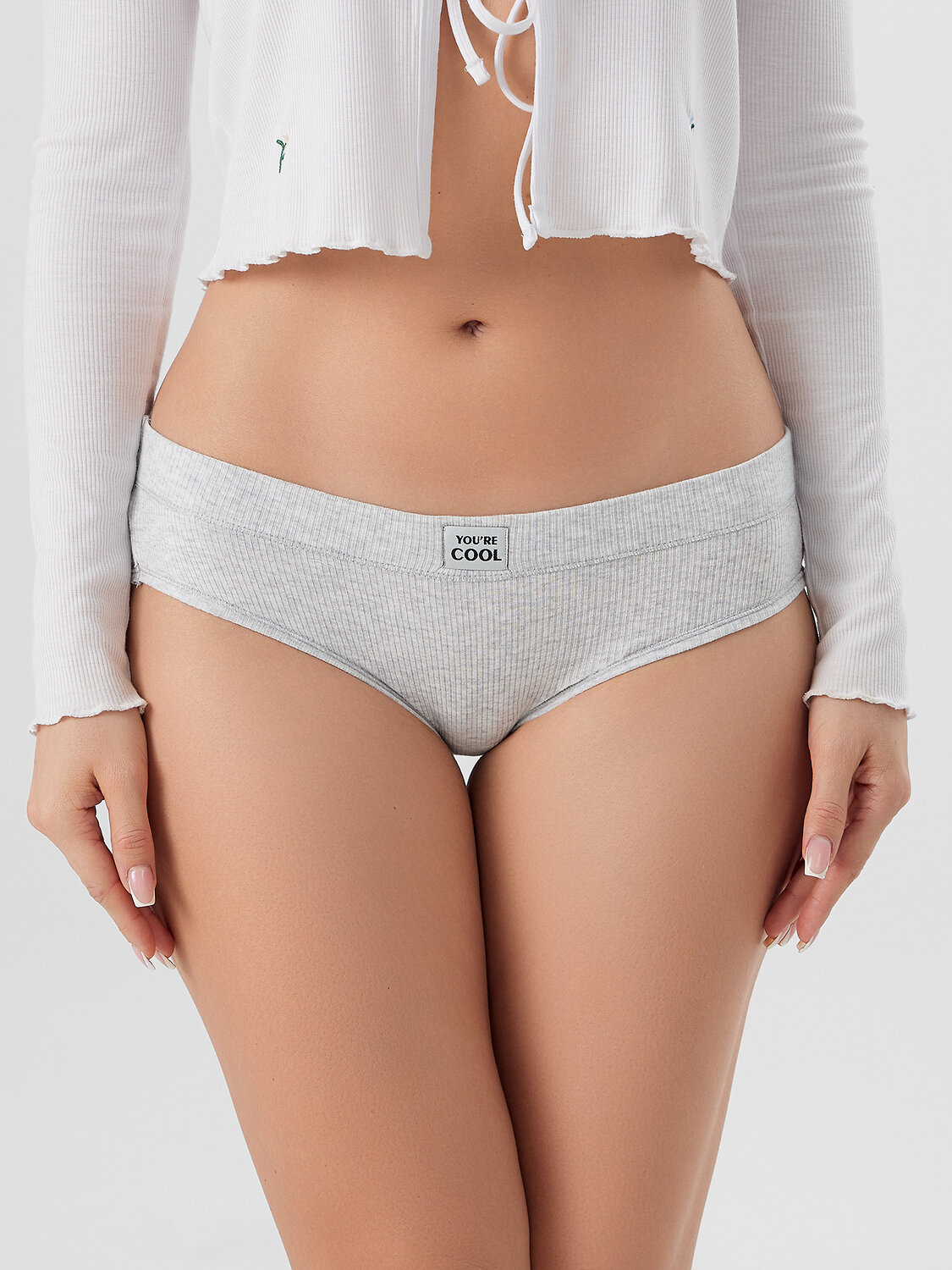 MARK FORMELLE Трусы 574057 412491-3 серый меланж+черный