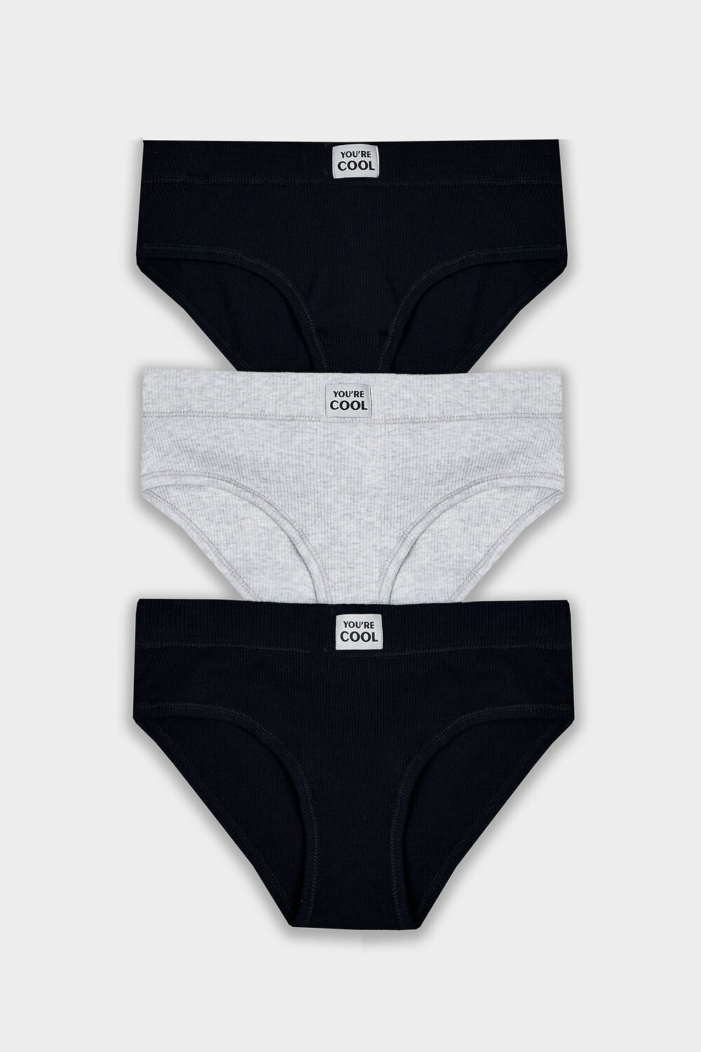 MARK FORMELLE Трусы 574057 412491-3 серый меланж+черный