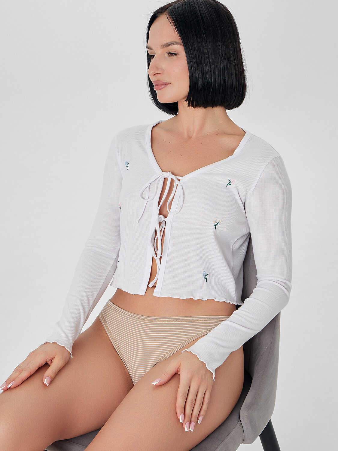 MARK FORMELLE Трусы 574076 412621-3 бежевая полоска +молочный шоколад +корица