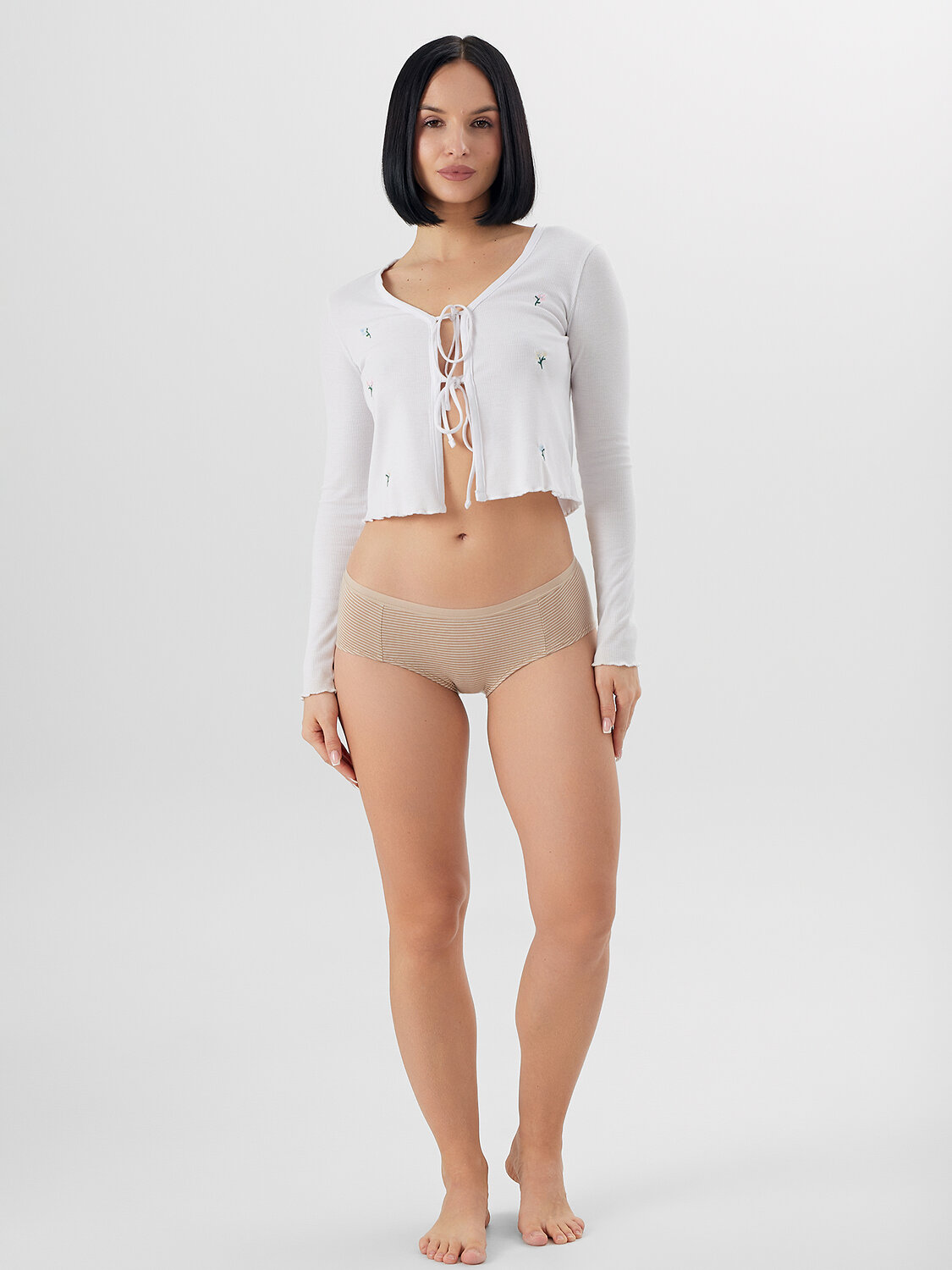 MARK FORMELLE Трусы 574085 412263-3 бежевая полоска +молочный шоколад +корица