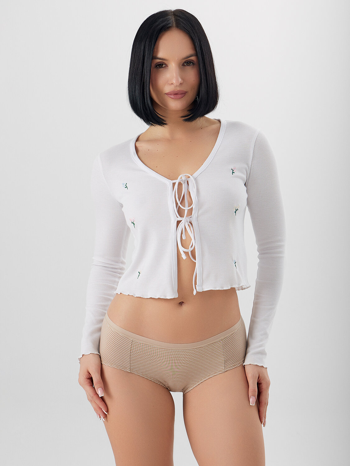 MARK FORMELLE Трусы 574085 412263-3 бежевая полоска +молочный шоколад +корица