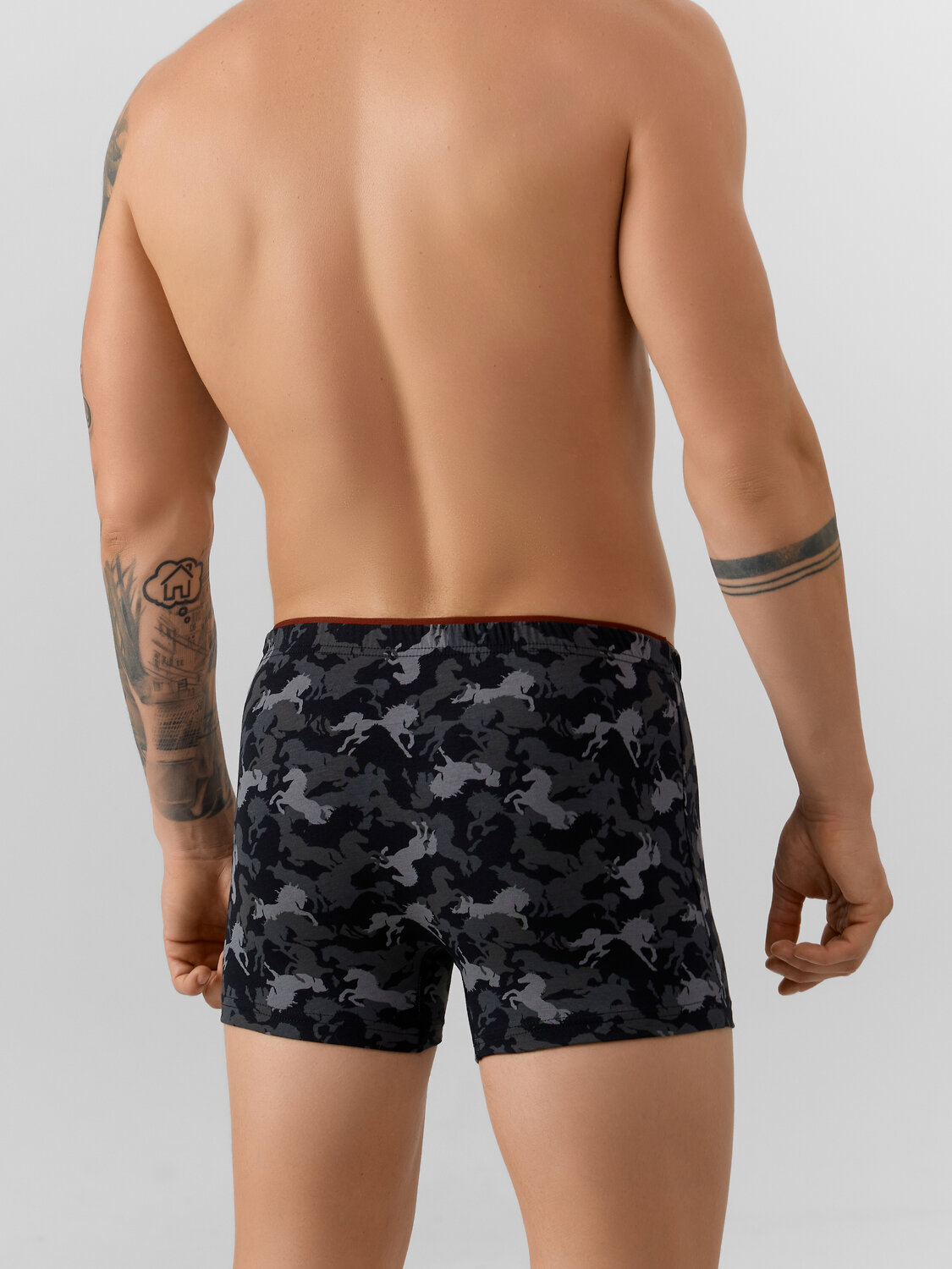 MARK FORMELLE Трусы 574106 411134 лошади на черном