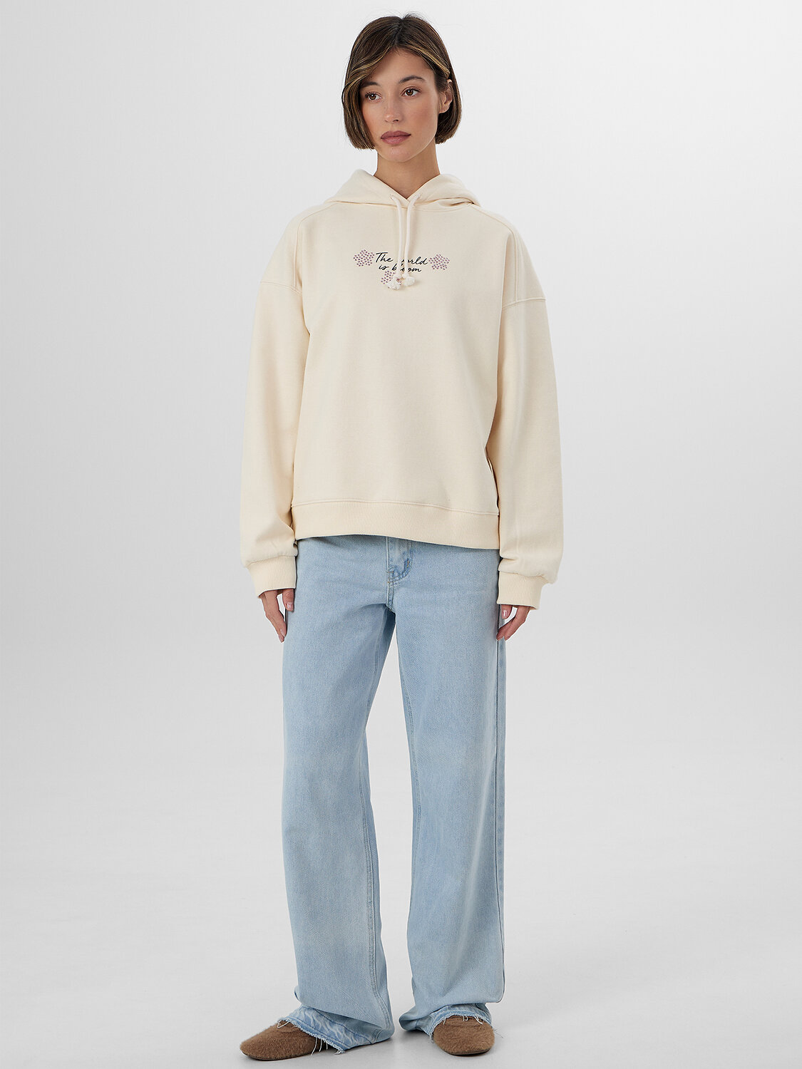 MARK FORMELLE Худи 574112 122954 сливочное масло +печать