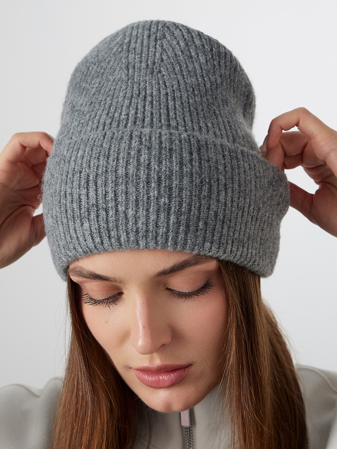 MARK FORMELLE Шапка 574127 24010 серый туман