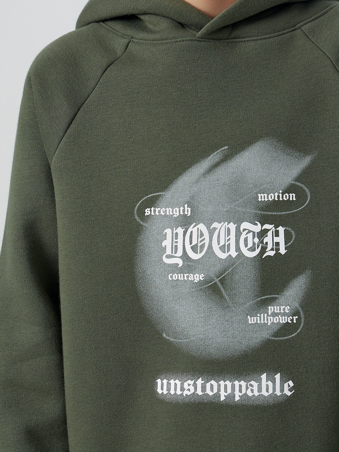 MARK FORMELLE Худи 574147 123418 хаки +печать