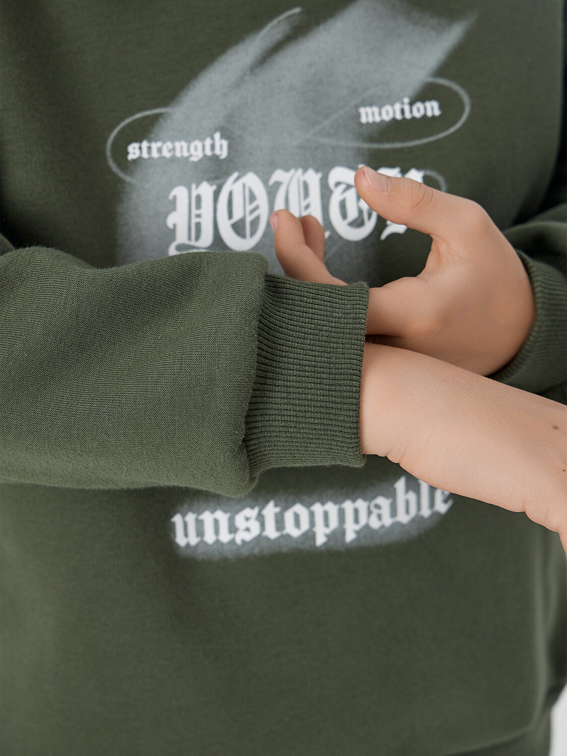 MARK FORMELLE Худи 574147 123418 хаки +печать