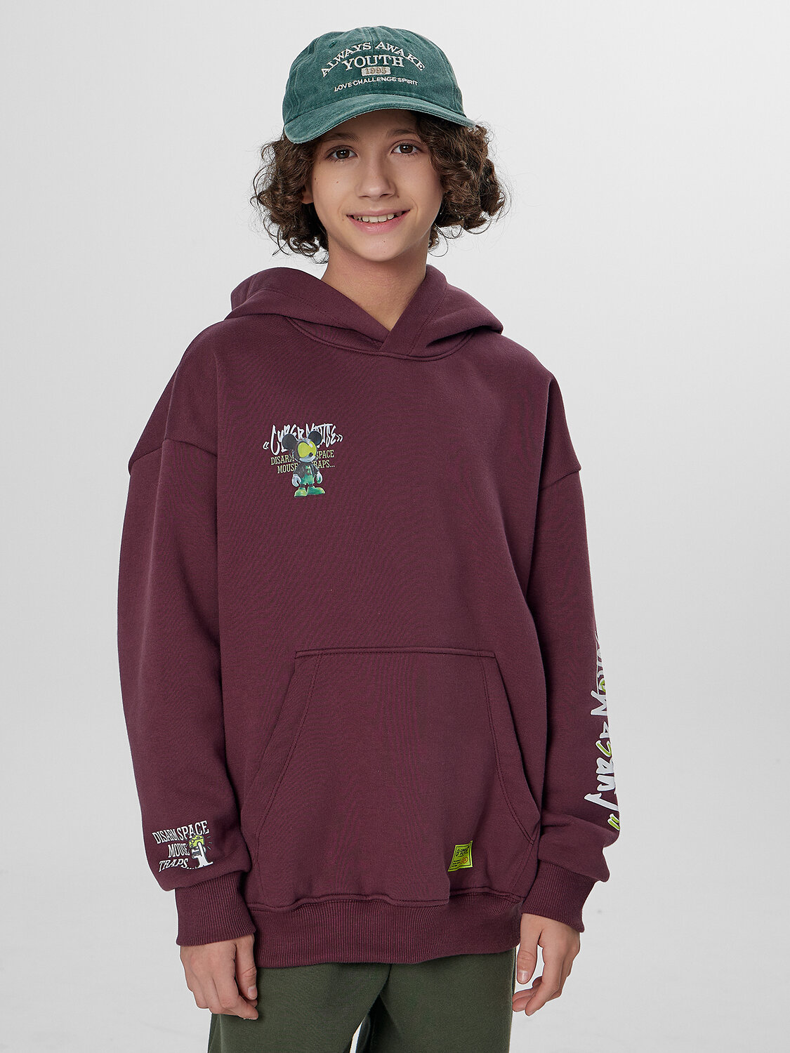 MARK FORMELLE Худи 574148 123416-1 ежевичный +печать