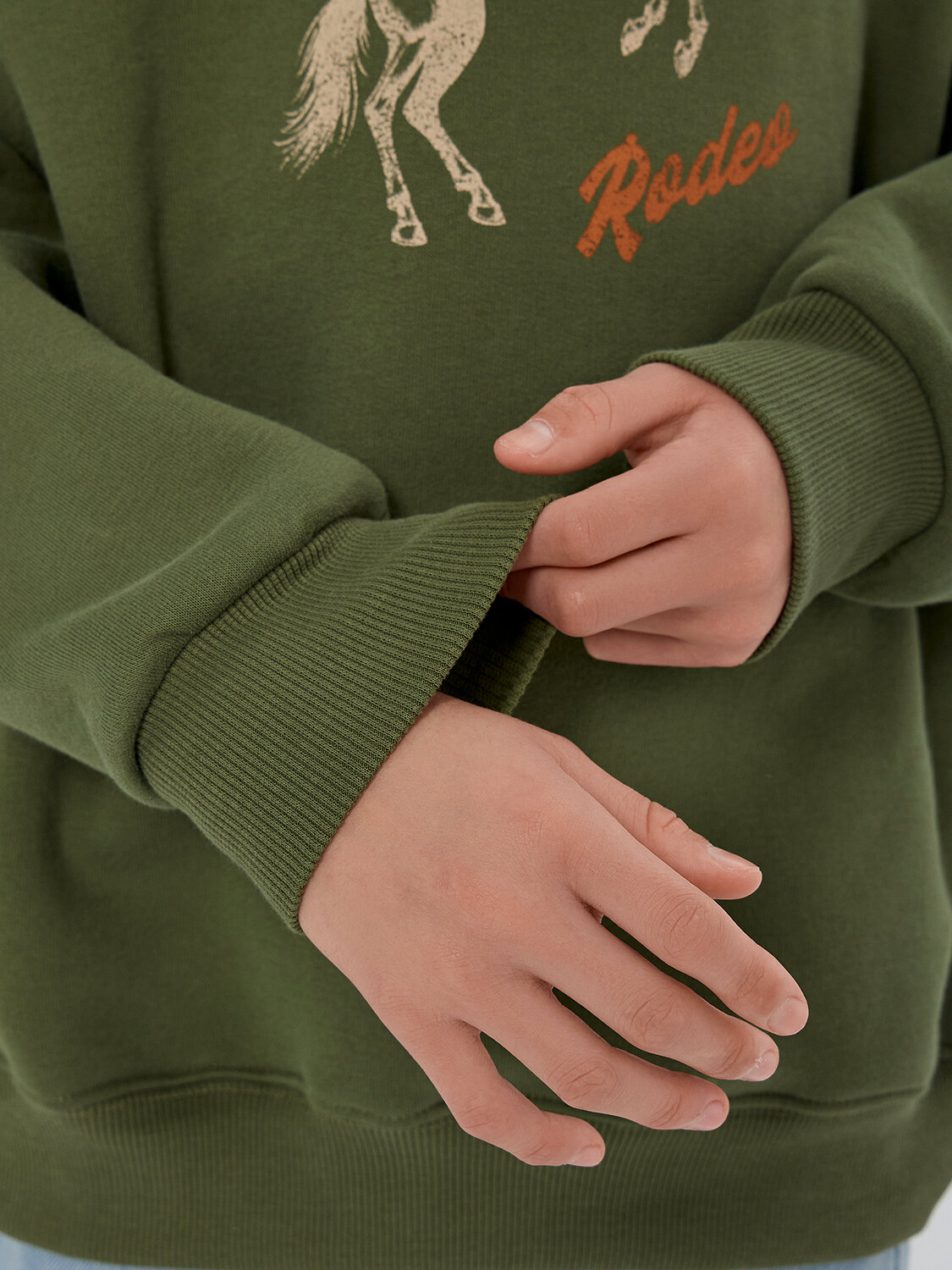 MARK FORMELLE Худи 574150 123416 оливин +печать