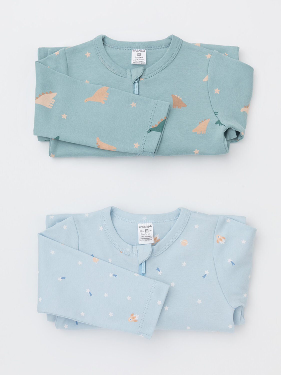 CROCKID Комбинезон 574156 К 6522-2уп голубой