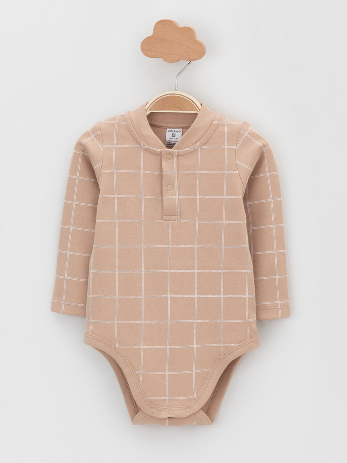 CROCKID Боди 574157 К 6542-2уп бежевый