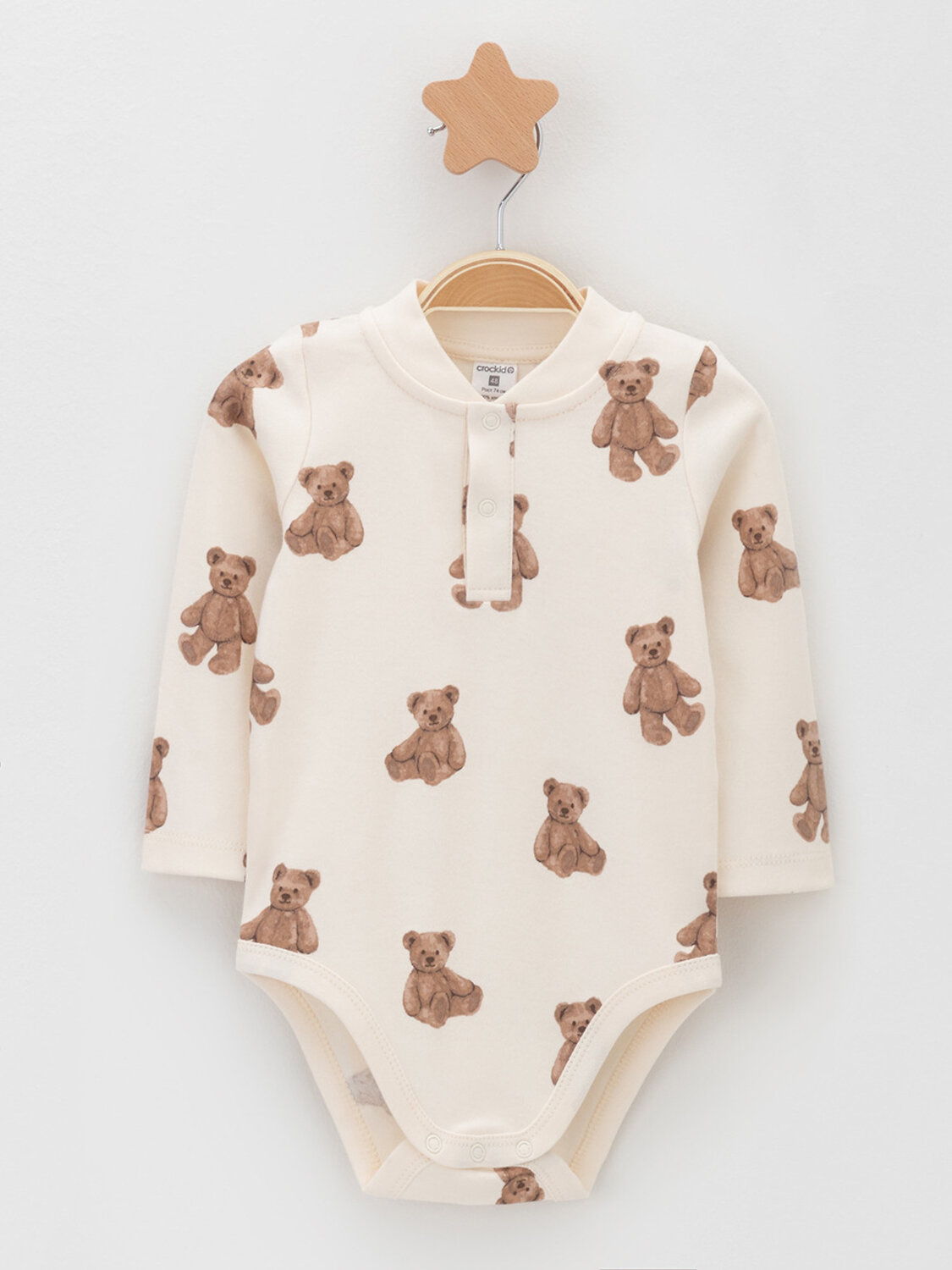 CROCKID Боди 574157 К 6542-2уп бежевый