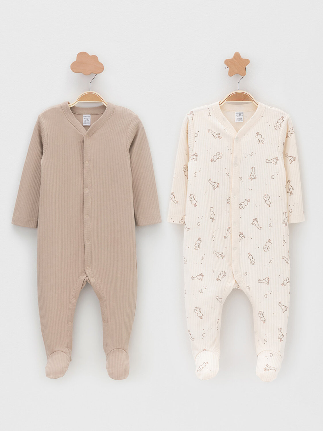 CROCKID Комбинезон 574159 К 6523-2уп бежевый