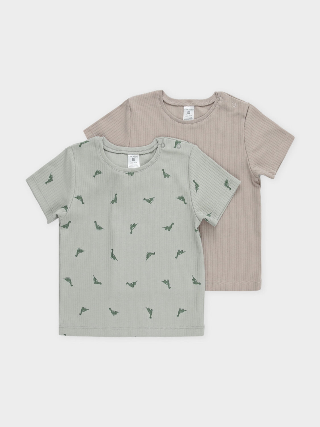 CROCKID Футболка 574163 К 302521-2уп хаки