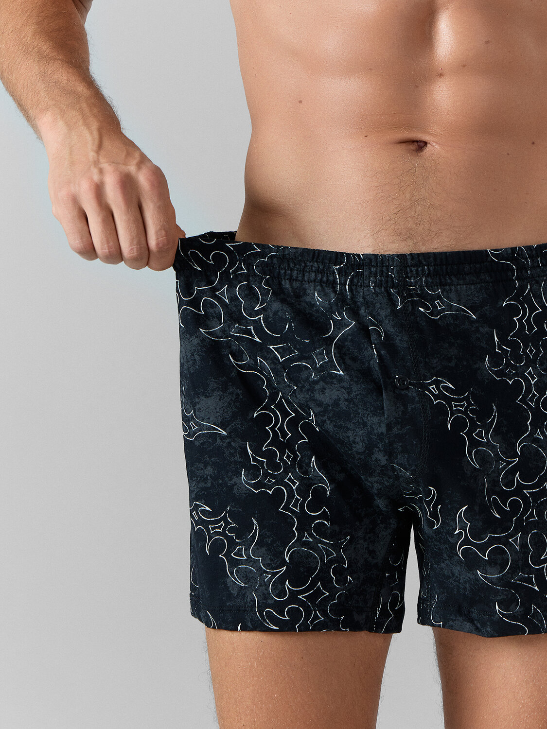 MARK FORMELLE Трусы 574190 411152 разводы на черном