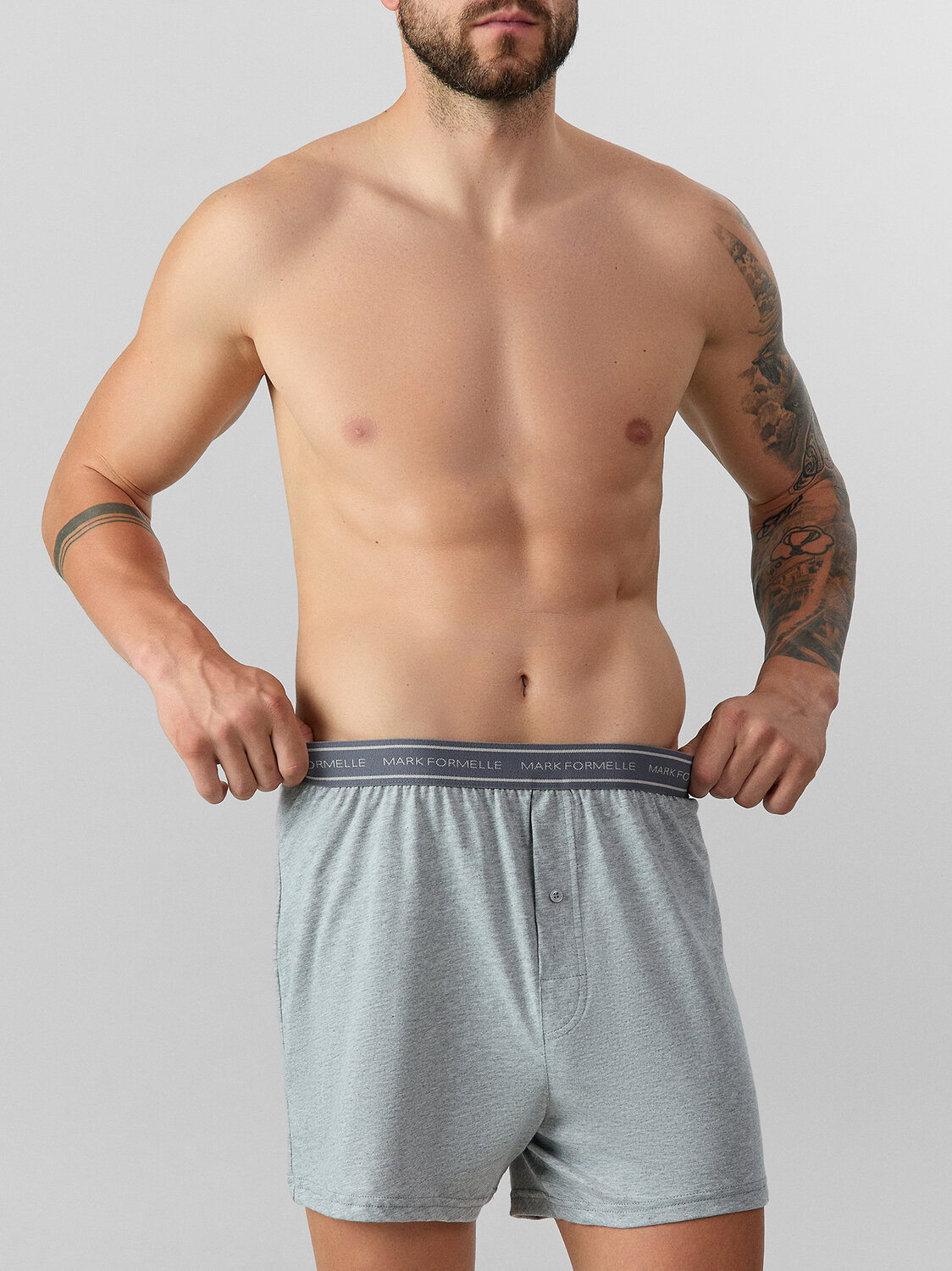 MARK FORMELLE Трусы 574197 411222 меланж темно-серый