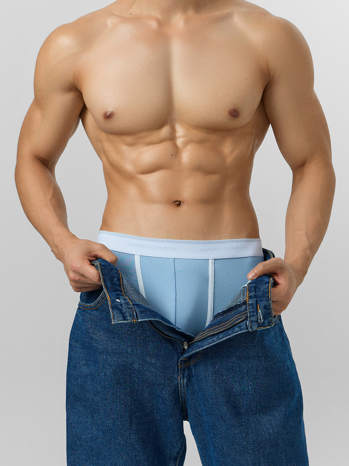MARK FORMELLE Трусы 574207 411165-2 пыльно -голубой +глубокий синий