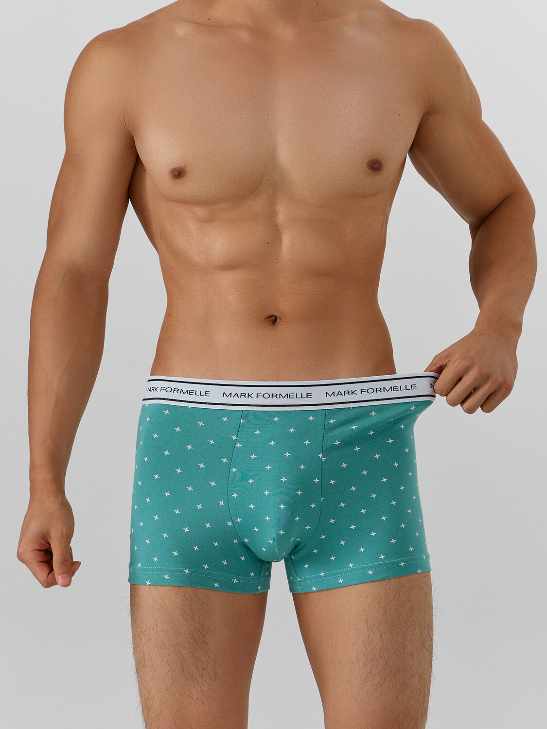 MARK FORMELLE Трусы 574208 411228-2 узор на персидском зеленом +черный