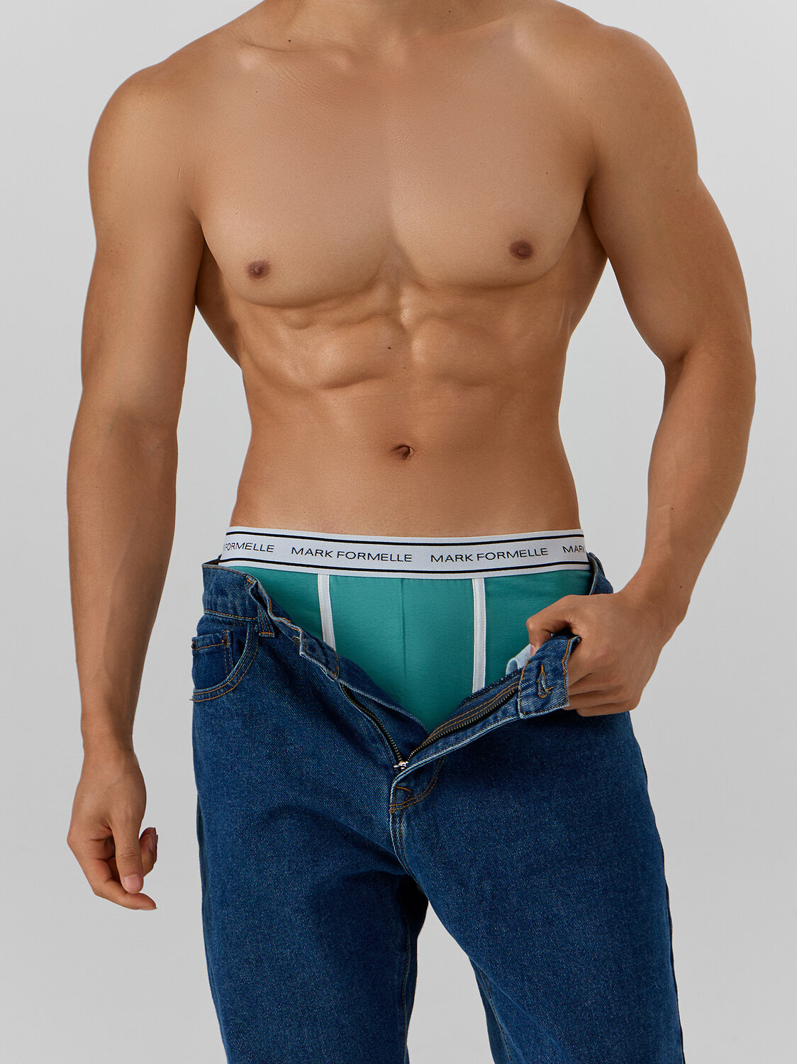 MARK FORMELLE Трусы 574209 411165-2 персидский зеленый +черный
