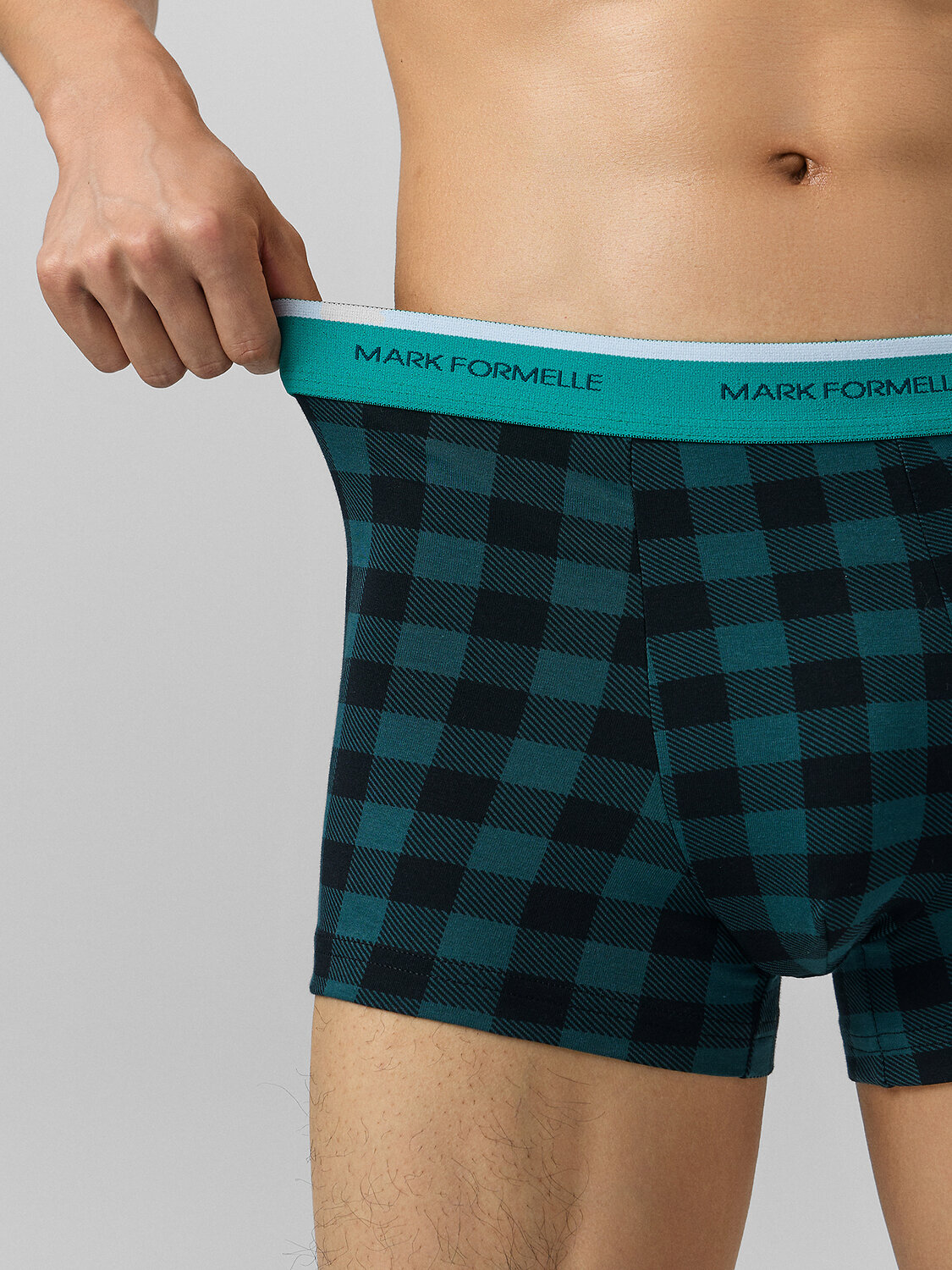 MARK FORMELLE Трусы 574213 411228-2 зеленый +черная клетка на зеленом