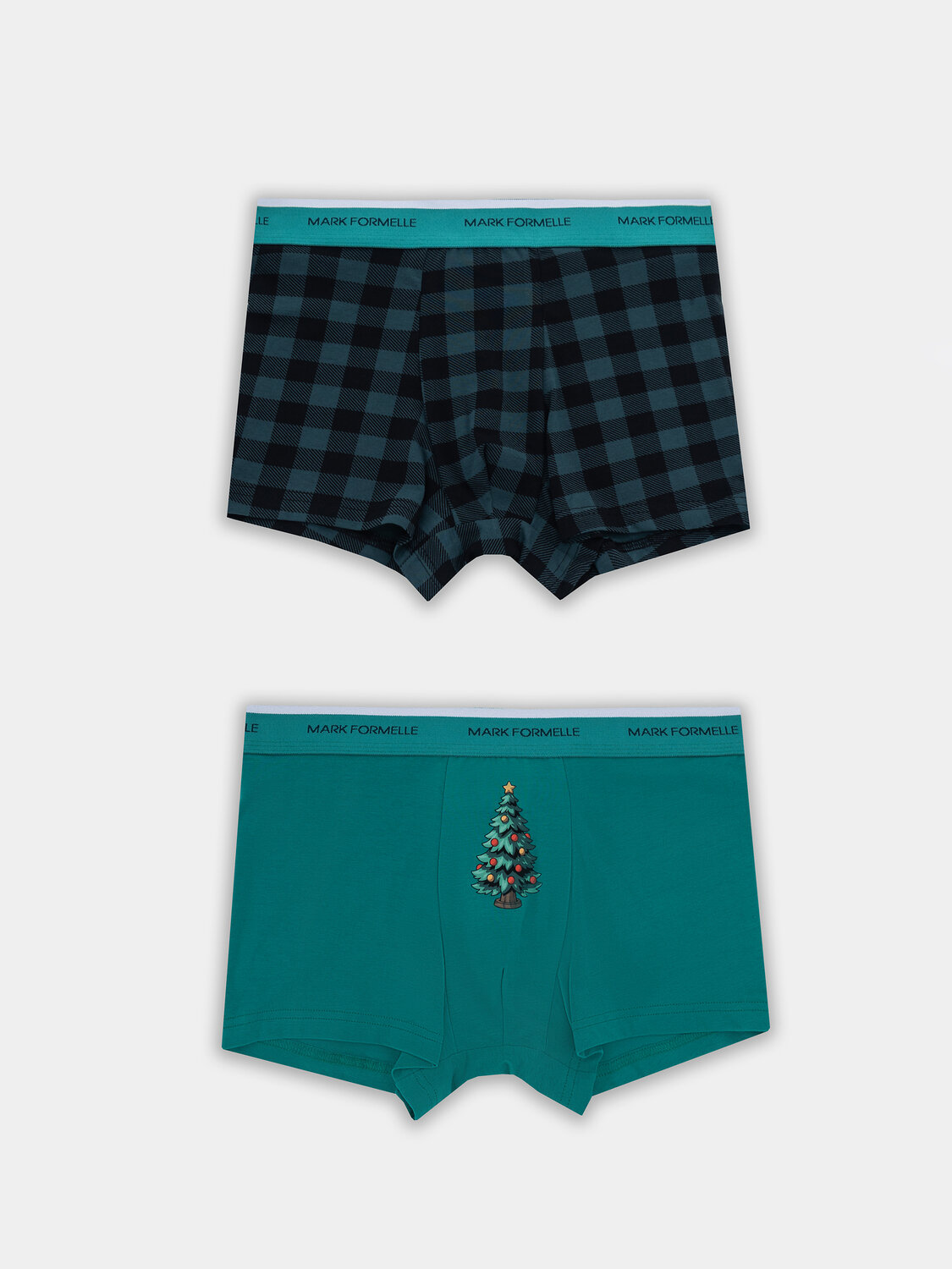 MARK FORMELLE Трусы 574213 411228-2 зеленый +черная клетка на зеленом