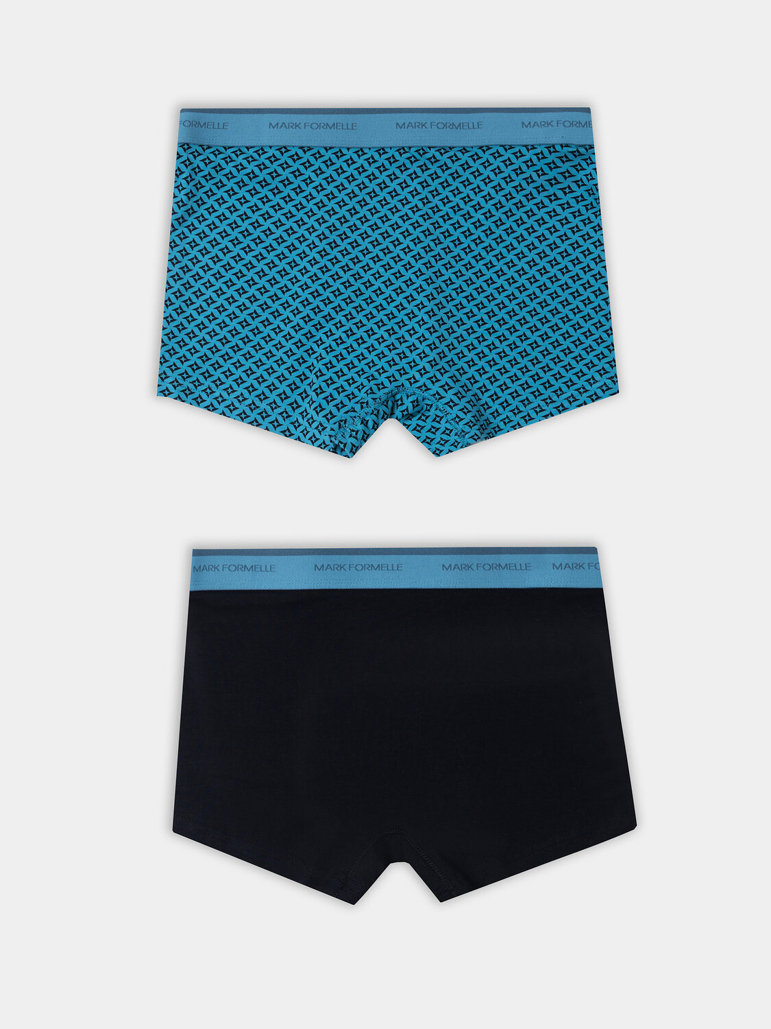 MARK FORMELLE Трусы 574214 411228-2 узор на св.бирюзовом +черный