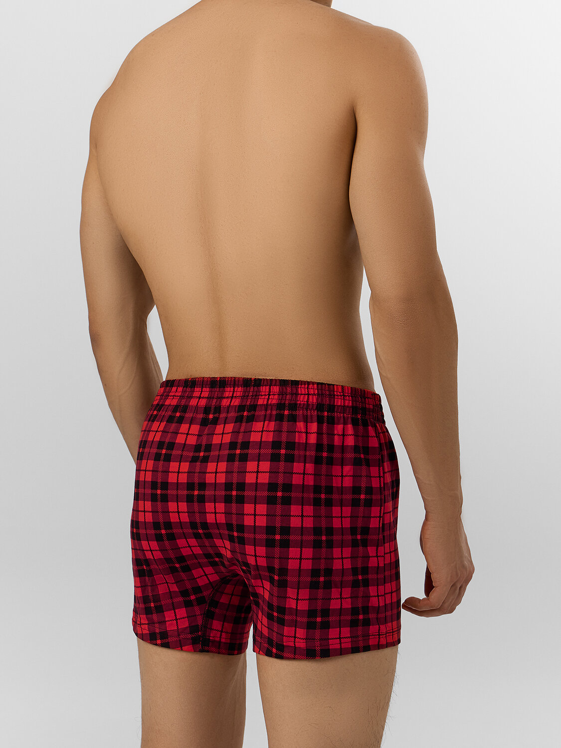 MARK FORMELLE Трусы 574221 411152-2 черная клетка на красном +мелкая набивка на черном