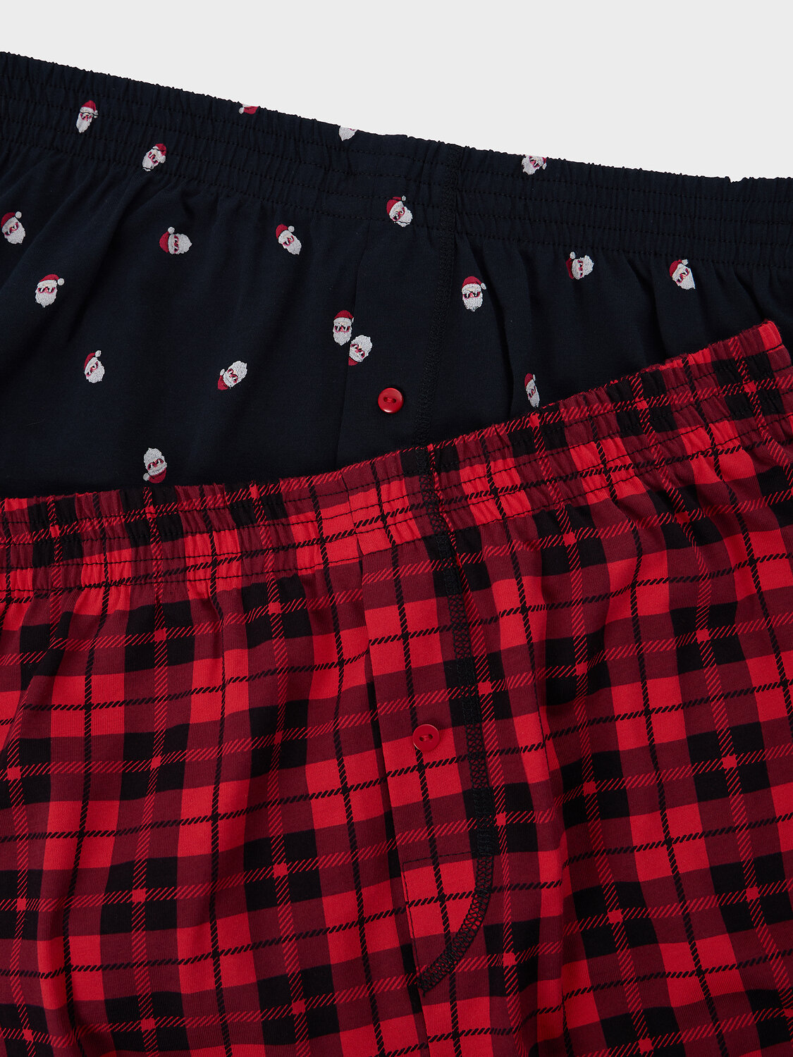 MARK FORMELLE Трусы 574221 411152-2 черная клетка на красном +мелкая набивка на черном