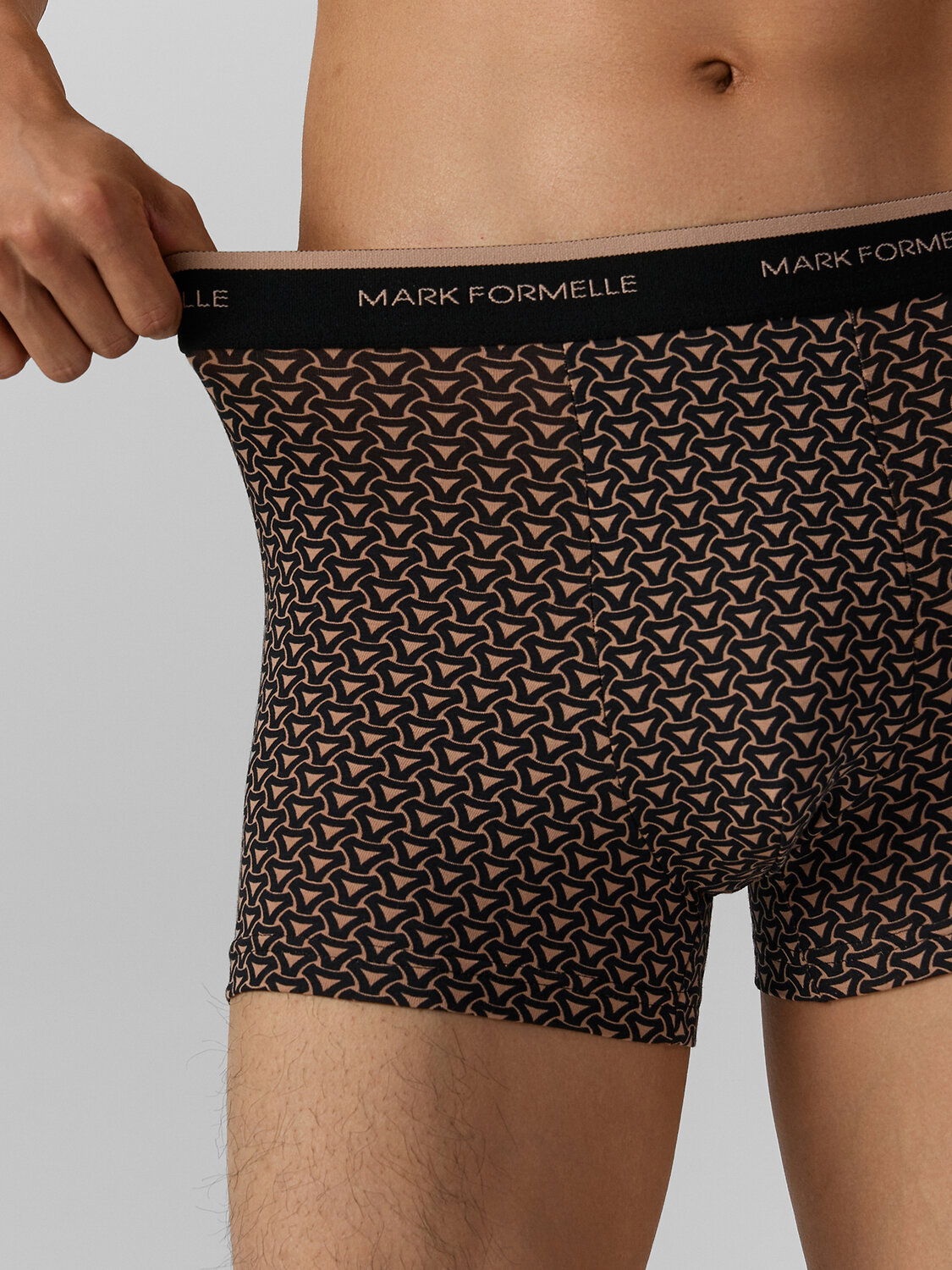 MARK FORMELLE Трусы 574222 411228-2 беж узор на черном +бежевый