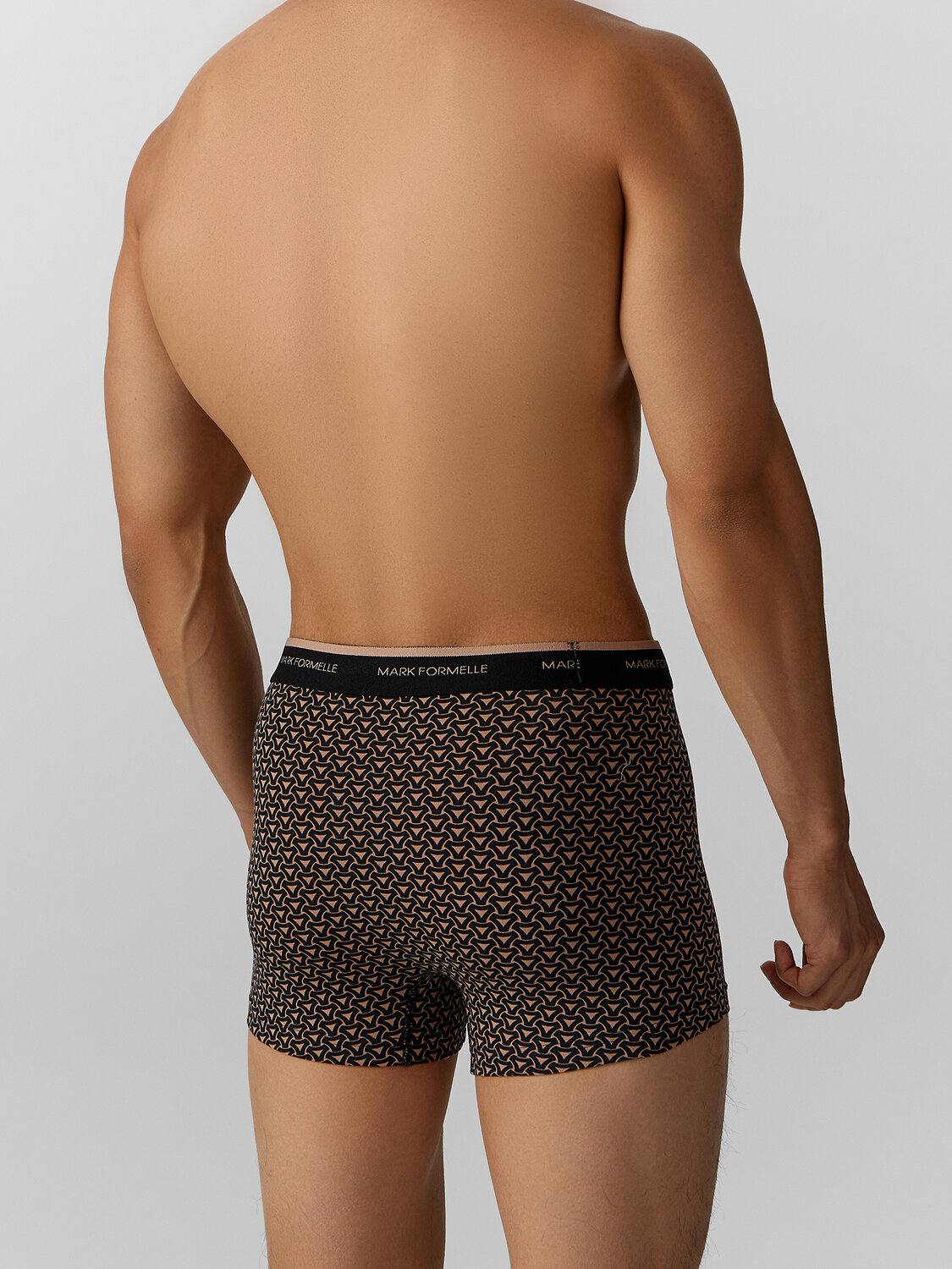 MARK FORMELLE Трусы 574222 411228-2 беж узор на черном +бежевый
